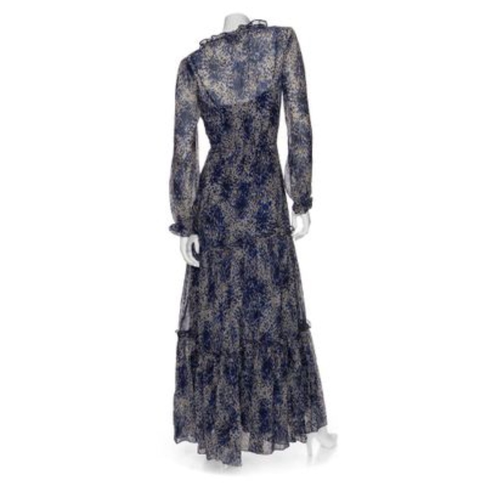 Elizabeth & James Silk Marilyn Maxi Dress Size: 10 - Picture 13 of 14